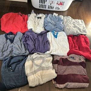 Multiple men’s shirts